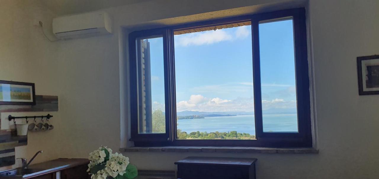 Poloturisticoumbria Rustico Con Piscina Vista Lago Passignano sul Trasimeno Eksteriør billede
