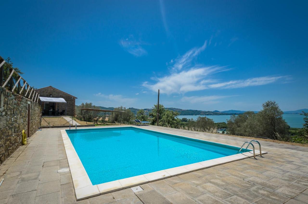 Poloturisticoumbria Rustico Con Piscina Vista Lago Passignano sul Trasimeno Eksteriør billede