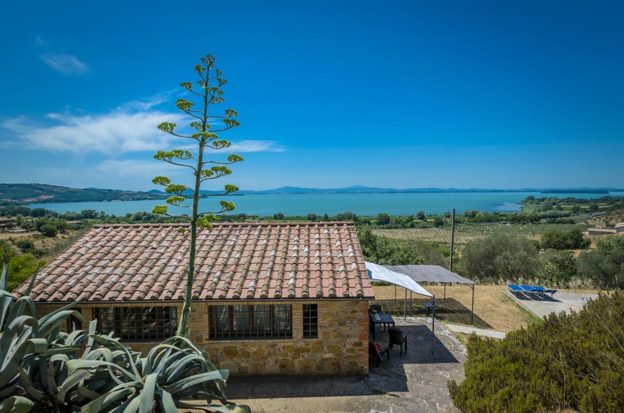 Poloturisticoumbria Rustico Con Piscina Vista Lago Passignano sul Trasimeno Eksteriør billede